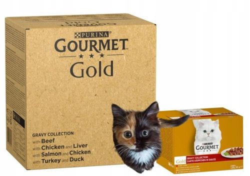  Gourmet Gold in Soße 24 x 85 g Stücke in Soße