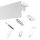 Deckenschienen II-Schienen-Deckenschiene mit ABDECKUNG 9, ABMESSUNG 450 cm
