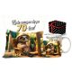 LUSTIGES GESCHENK ZUM 70. GEBURTSTAG. Tasse + Kissen