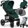  Lionelo Plus Annet grüner Waldkinderwagen + Sonnenschutz für Autofenster. 2 Lionelo-Sonnenschirme