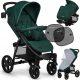  Lionelo Plus Annet grüner Waldkinderwagen + Sonnenschutz für Autofenster. 2 Lionelo-Sonnenschirme