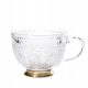 Tasse und Untertasse für Kaffee und Tee Gomla BASIC Becher, Glas, 360 ml, 1 Stk.