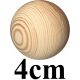  HOLZKUGELN, Kugelbälle verschiedene Abmessungen 40mm