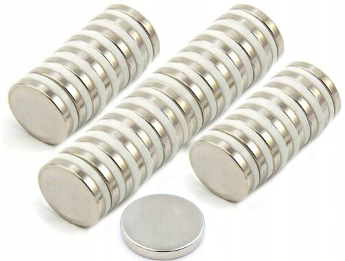 NEODYM-MAGNET NEODYMWE-MAGNETE 20x3 mm 10 Stk.