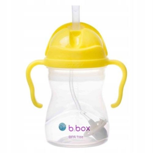  B.Box BB00507 Flasche mit Strohhalm 240 ml gelb