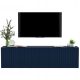  Glamour Hängeschrank TV-Kommode Marineblau 150 cm