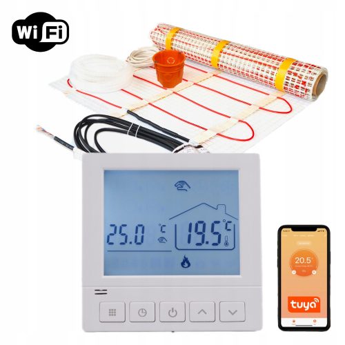 Heizmatten-Heizset NVT81BN Wifi - 2m2