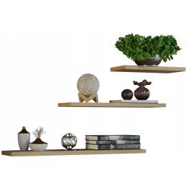    TopEshop Regal aus laminierter Platte 60 x 15 cm, Artisan-Eiche