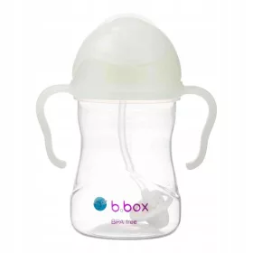   Bbox-Flasche mit beschwertem, auslaufsicherem Strohhalm, 240 ml, Glow
