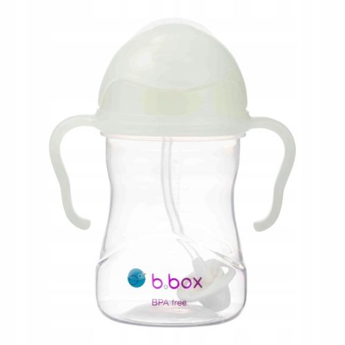  Bbox-Flasche mit beschwertem, auslaufsicherem Strohhalm, 240 ml, Glow