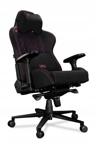  Yumisu 2050 Gaming-Stuhl, schwarzer Stoff
