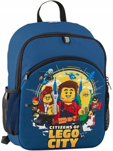 LEGO City LEGO Shades of Blue Schulrucksack mit einem Fach, Mehrfarbig, 11 Jahre alt