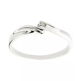  585er GOLDRING mit einem 0,04 ct DIAMANT