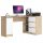  Chord-Schreibtisch 77 cm x 155 cm x 85 cm Sonoma-Eiche