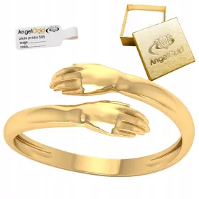  MODERNER HANDRING, GELBGOLD PR. 333