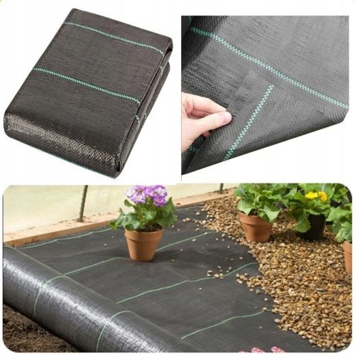 Agrartextil - Agro-Textil-Mulchen (Anti-Unkraut) Agro-Cover schwarz 270 x 1000 cm 90 g/m²