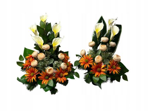  Mehrfarbige Friedhofsdekoration, 55 cm