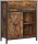  Songmics Vasagle Kommode 70 x 30 x 80 cm, Brauntöne matt