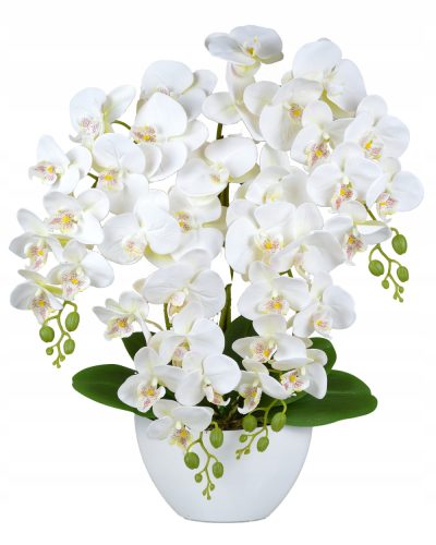 GROßE KÜNSTLICHE ORCHIDEEN-KUNSTBLUMEN AUS SILIKON
