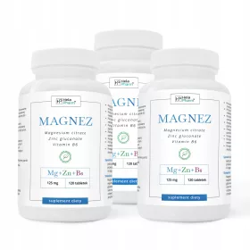   Magnesium + Zink + Vitamin B6 von Hela Pharm® - 120 Tabletten für Vegetarier und Veganer