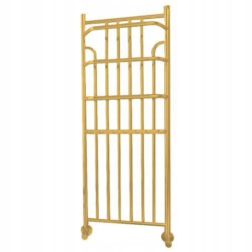  Retro-Heizkörper Minas 120 x 43, gold lackiert