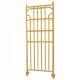  Retro-Heizkörper Minas 120 x 43, gold lackiert