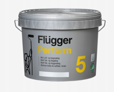 Flügger Acryl-Wandfarbe 9,1 l Mattweiß