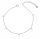 OVALES ZIRKONIA-ARMBAND, 925 SILBER
