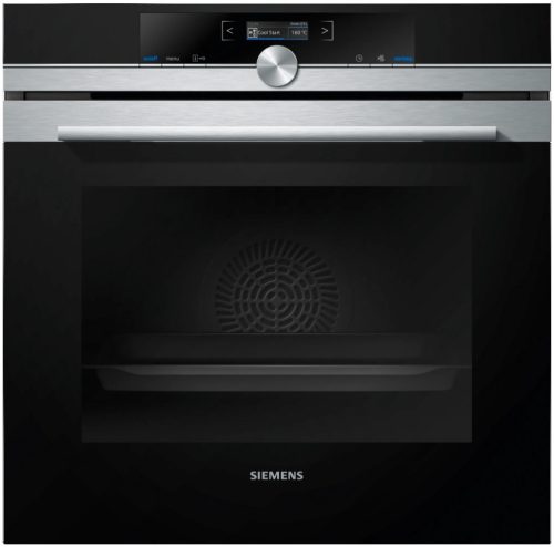  Siemens HB634GBS1 Elektrobackofen 71L Konvektion Silber und Schwarz