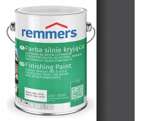 Remmersn Holzfarbe Anthrazit 5 l