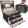  Beautylushh Schmuckschatulle 17,5x14x12 cm schwarz