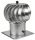 Prodmax Kaminaufsatz aus Aluminium, 26,5 x 26,5 cm, Durchmesser 150 cm