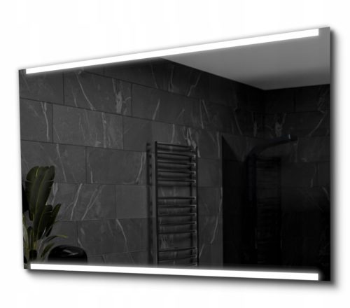  LED-beleuchteter Badezimmerspiegel 90x70 Hobart