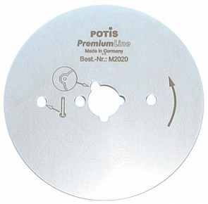 Glatte KLINGE FÜR POTIS S120/150/180 GERMANY MESSER