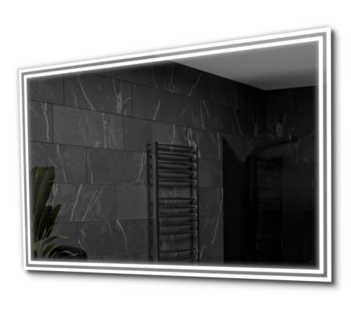  Badezimmerspiegel mit LED-Beleuchtung 170x100 WIEDEN