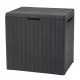 Gartenbox Kunststoff-Gartenbox, 113 l, grau
