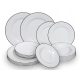Abendessenservice MPLCo BLACK & WHITE Tafelservice 18-tlg.