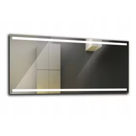  LED-beleuchteter Spiegel 80x80 für Badezimmer Denver