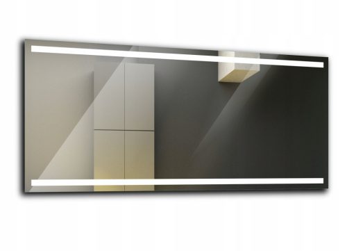  LED-beleuchteter Spiegel 80x80 für Badezimmer Denver
