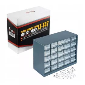   Satz Schrauben, Unterlegscheiben und Muttern M3 - M8 1001 Stück