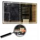 Atlanta Dual LED-Beleuchtungsspiegel 140x80 cm mit Touch-Schalter