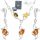  Schmuckset 925 BERNSTEIN Diamantset
