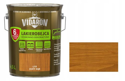 Vidaron Lösemittelhaltige Lackbeize 4,5 l L19 Goldeiche