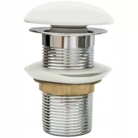    Automatischer Klick-Klack-Stöpsel ohne Überlauf, rund Aquaparts, weiß