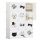  OverTrade Kleiderschrank Modularer Kleiderschrank 111 x 147 x 37 cm weiß