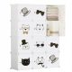  OverTrade Kleiderschrank Modularer Kleiderschrank 111 x 147 x 37 cm weiß