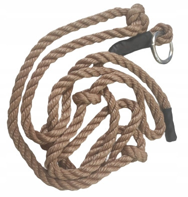 LANGES KLETTERSEIL 4 KNOTEN 2,4 m FÜR WAND