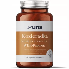   UNS Kozieradka 500mg Extrakt 25:1 - 90 vegane Kapseln für Stoffwechsel & Blutzuckerkontrolle
