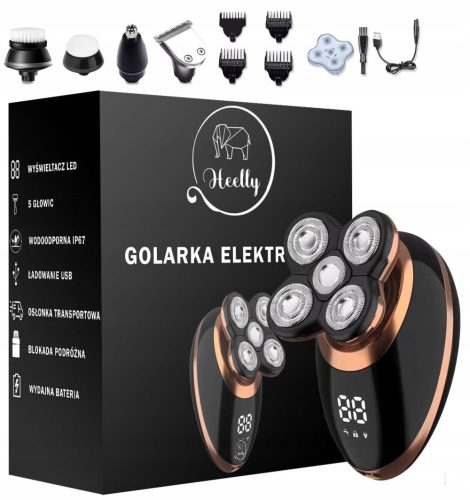  Heelly Rasierer Herrenrasierer 5 in 1