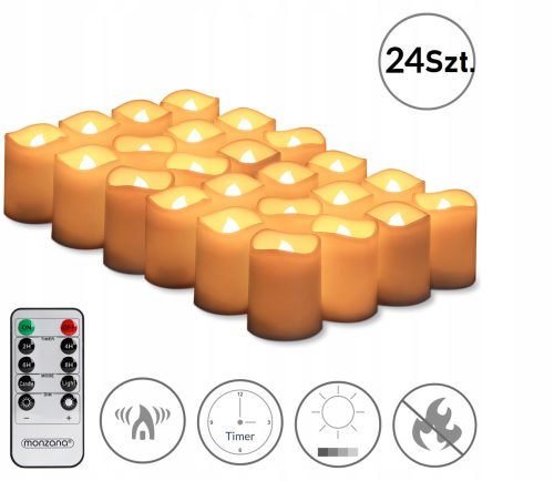 Kerzen Monzana LED-Kerze 24 Stk.